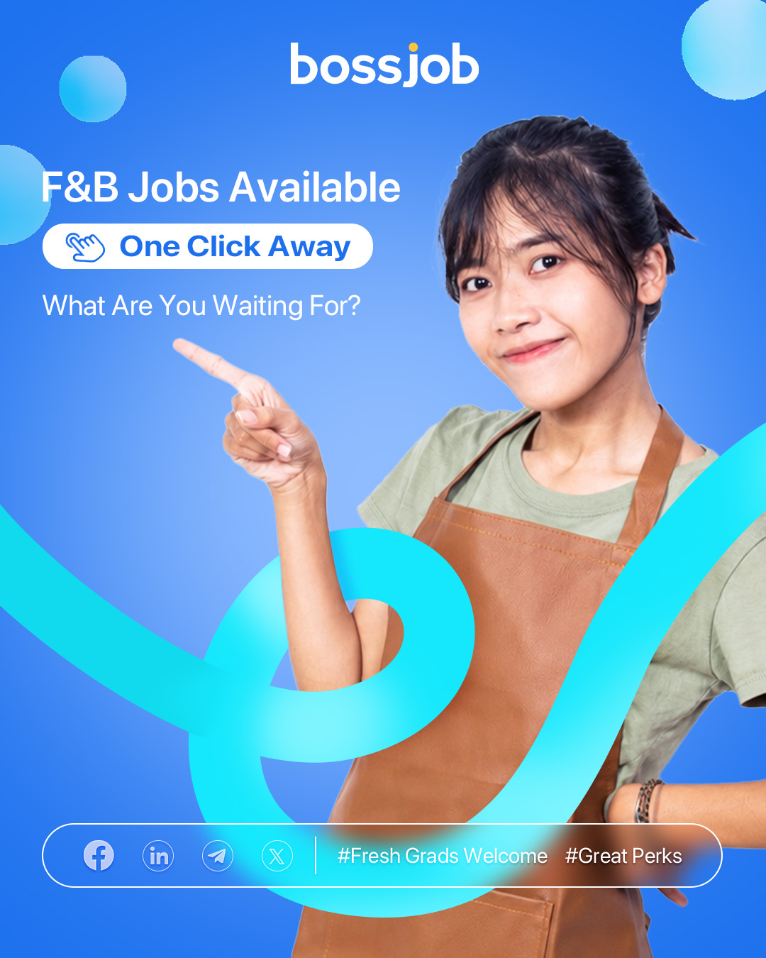Bossjob Malaysia Facebook ad: Get Hired Faster