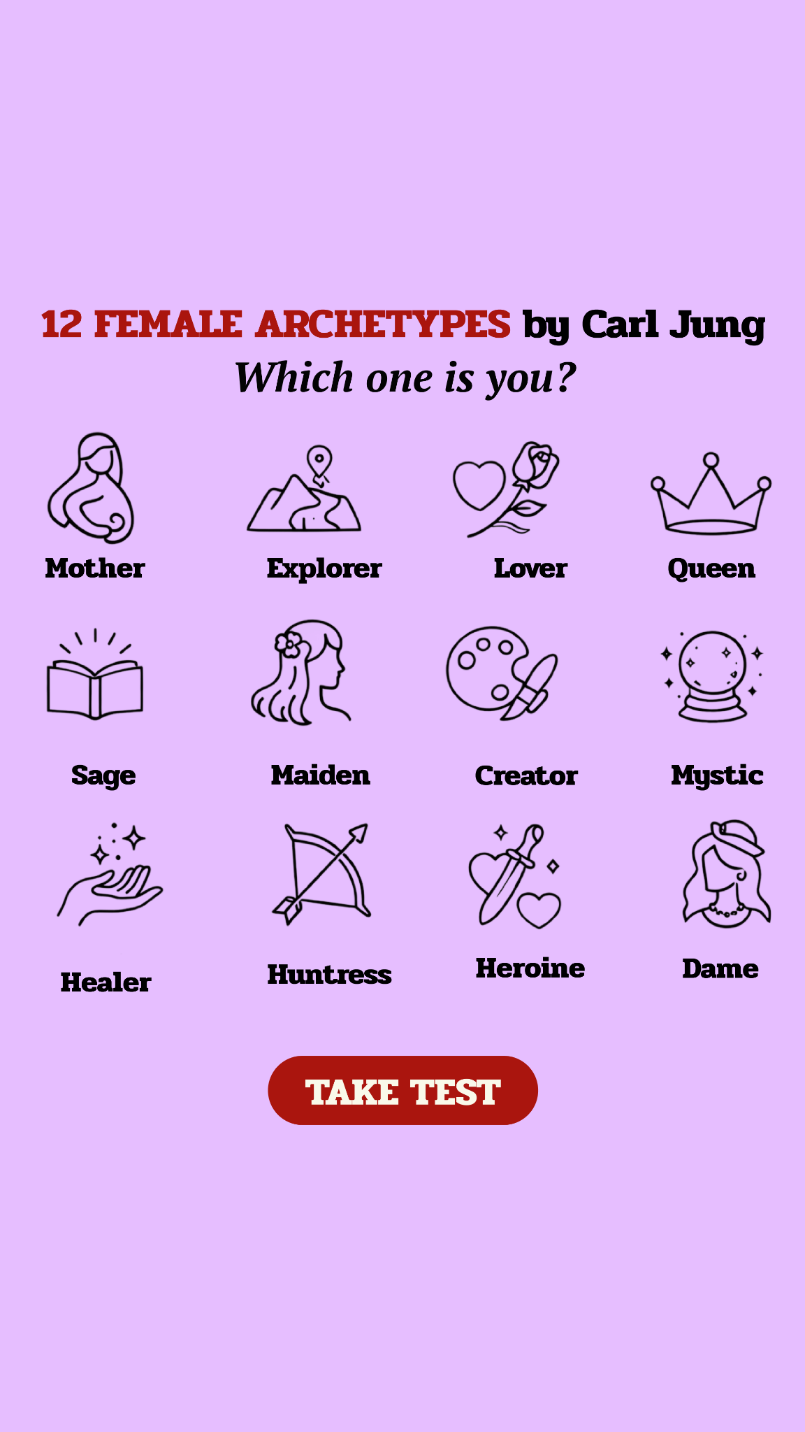 Personality Type Facebook ad