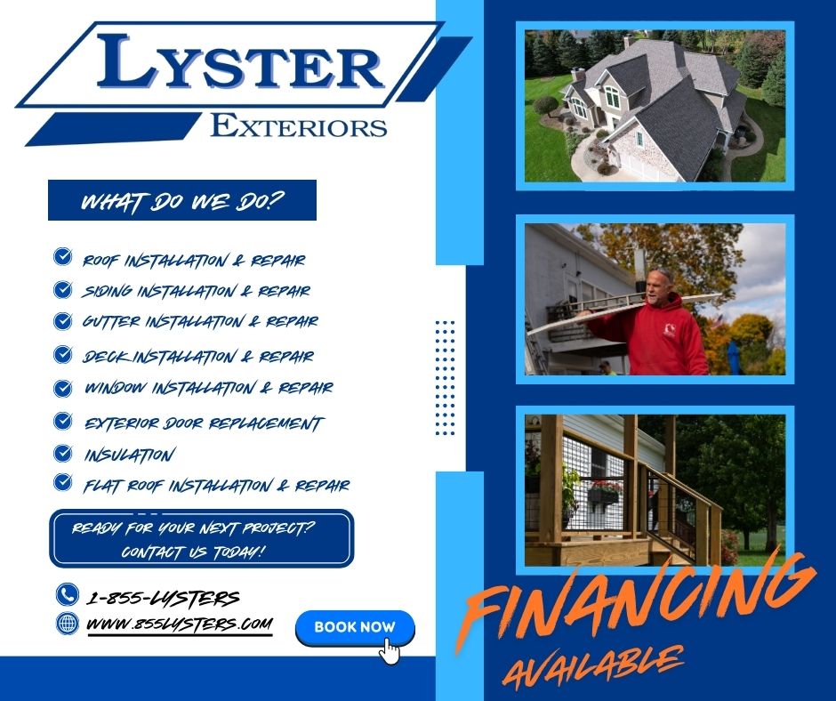 Lyster Exteriors Facebook ad