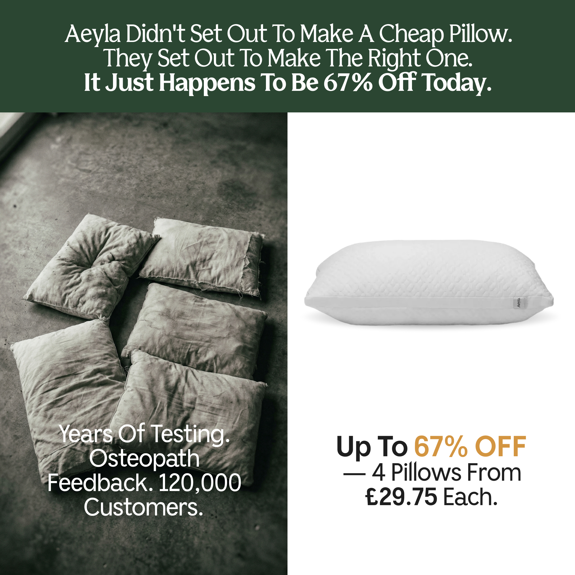 The Sleep Experts Facebook ad