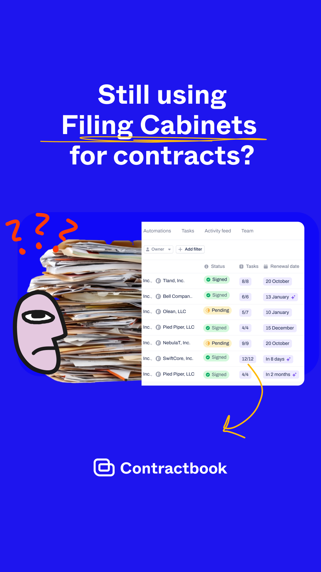 Contractbook Facebook ad