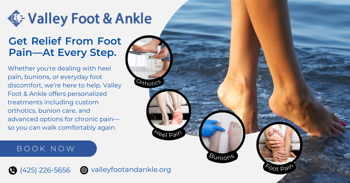 Valley Foot & Ankle Facebook ad from May 18, 2026