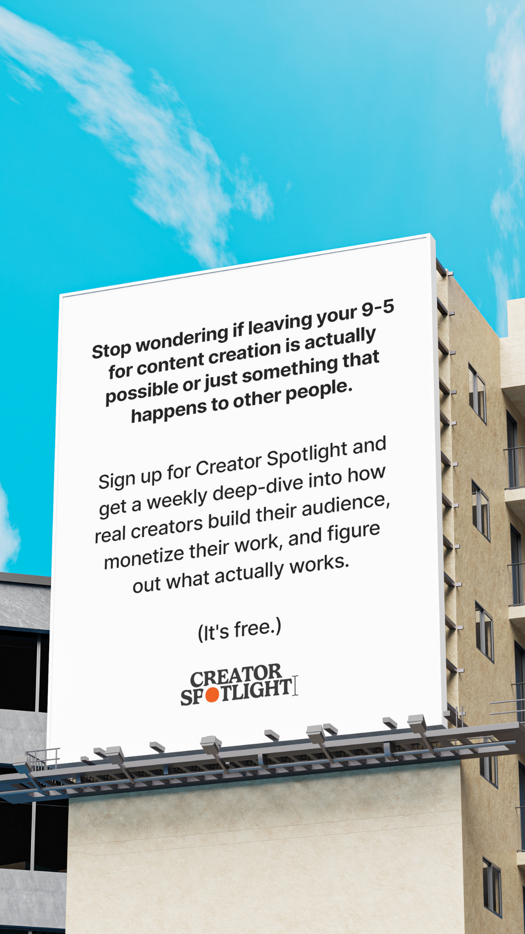 Creator Spotlight Facebook ad