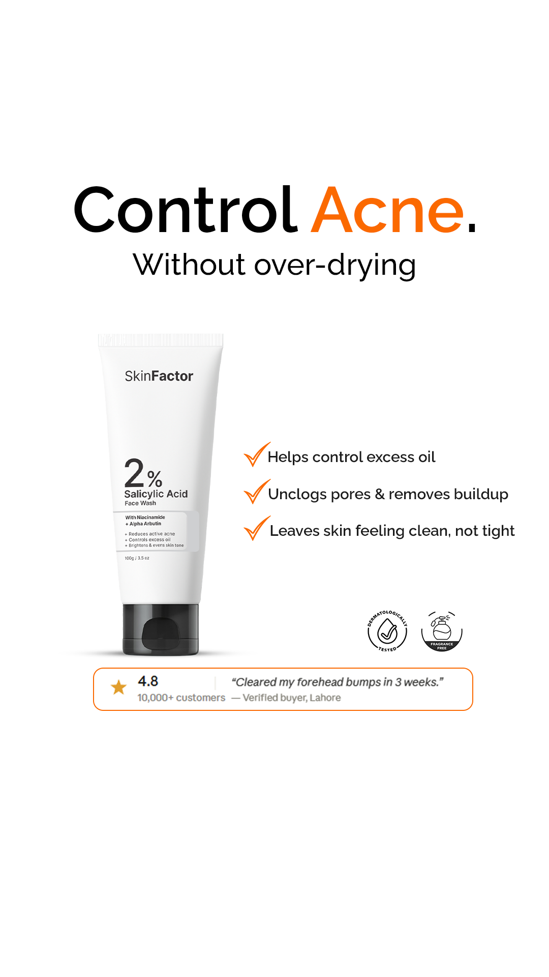 SkinFactor Facebook ad