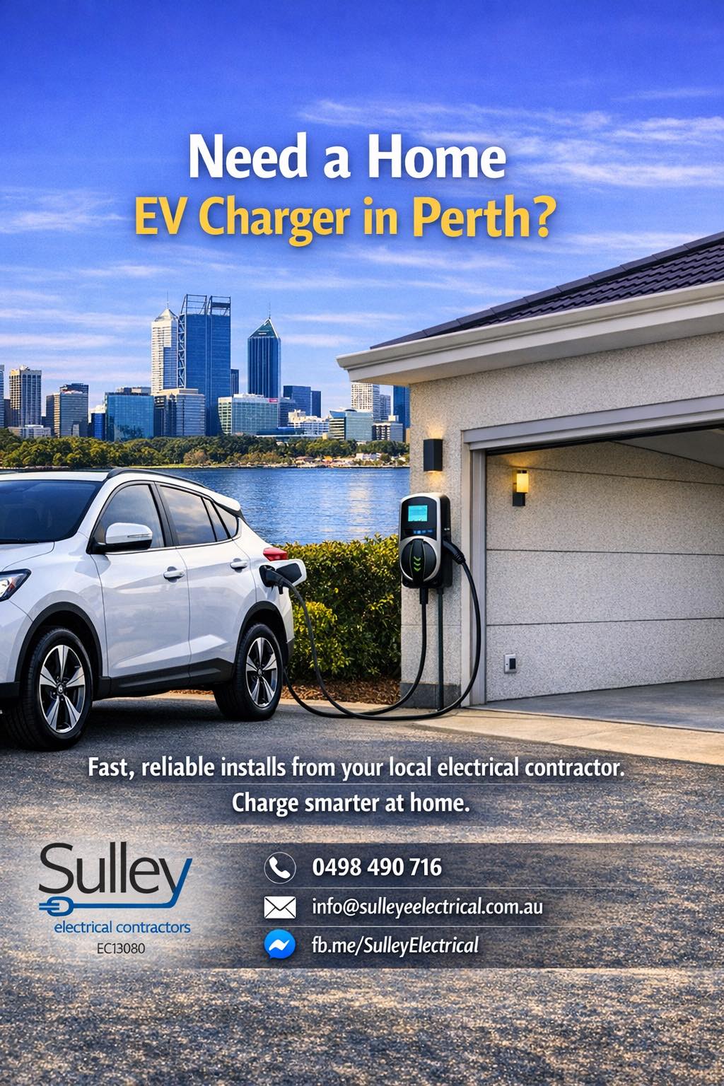 Sulley Electrical Contractors Facebook ad: EV Charging Specialist