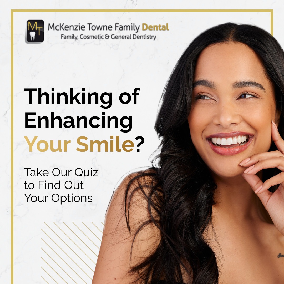 McKenzie Towne Family Dental Facebook ad from Mar 12, 2025