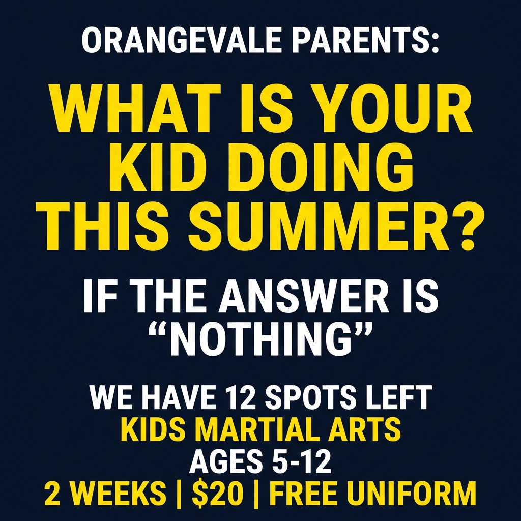 Orangevale Academy - Family Taekwondo Facebook ad