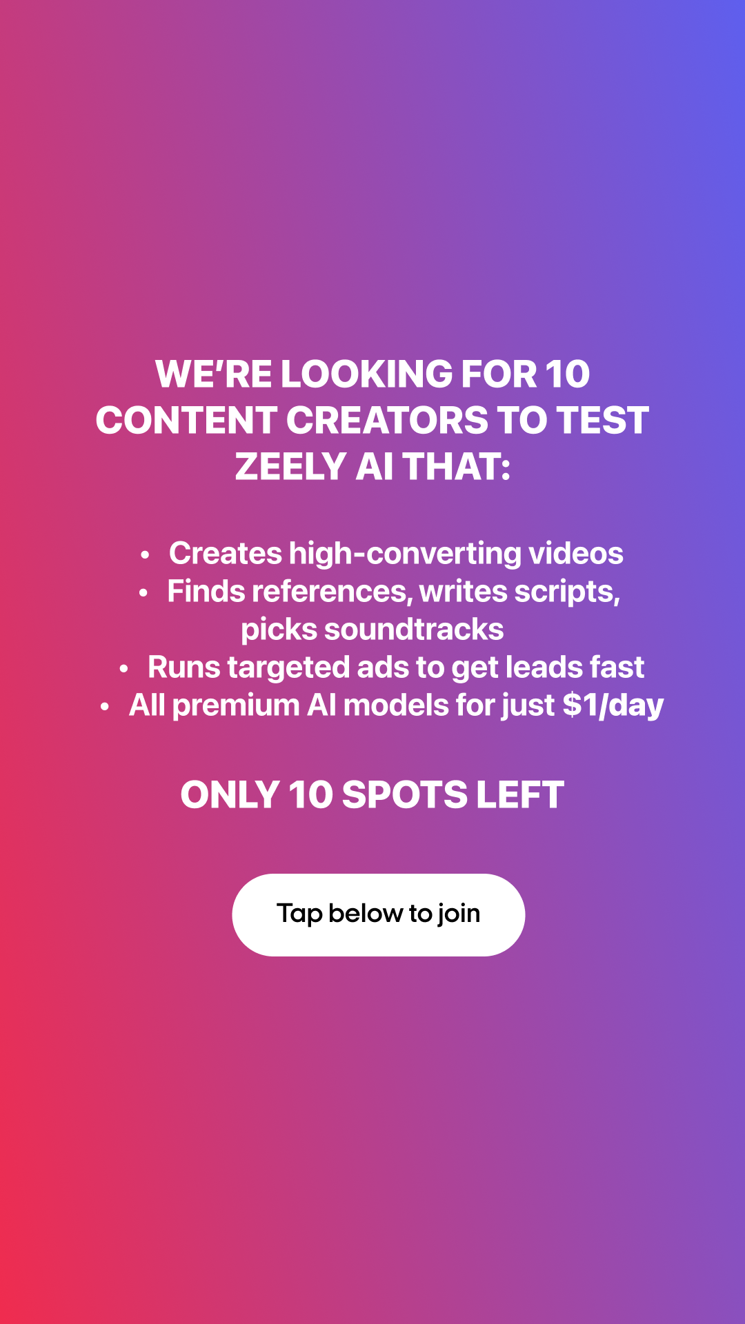 Zeely Facebook ad