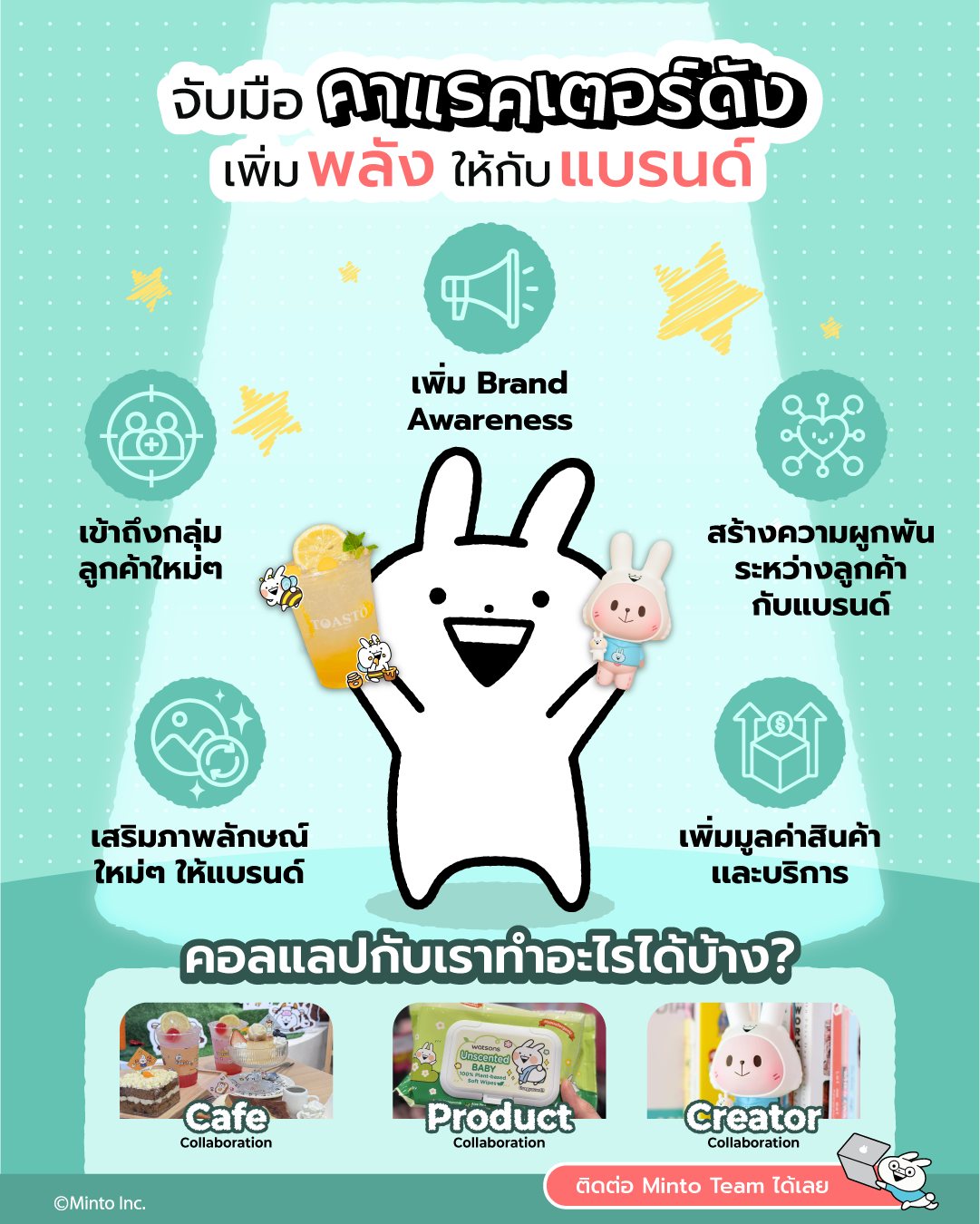 Minto Thailand Facebook ad: Character Collaboration เติมพลังใหม่ให้แบรนด์ของคุณ