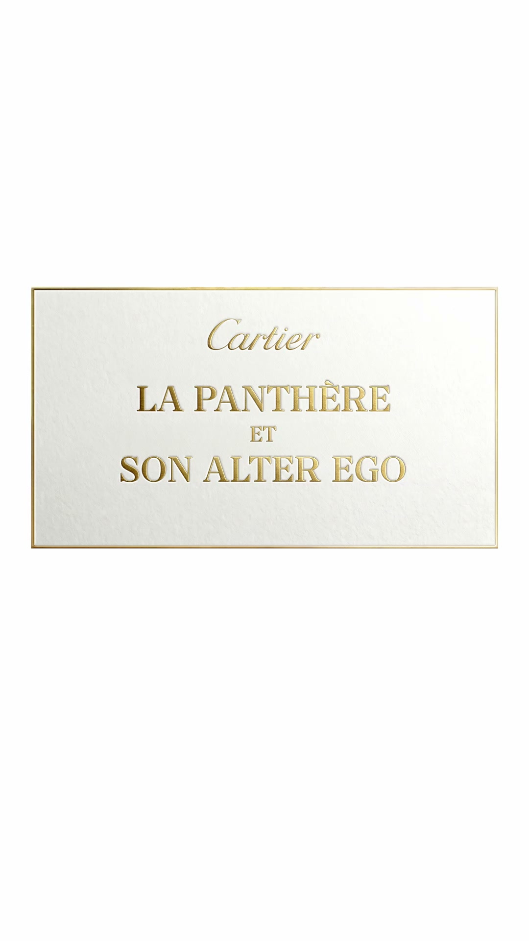 Cartier Facebook ad: Il était une fois la Panthère qui croise…