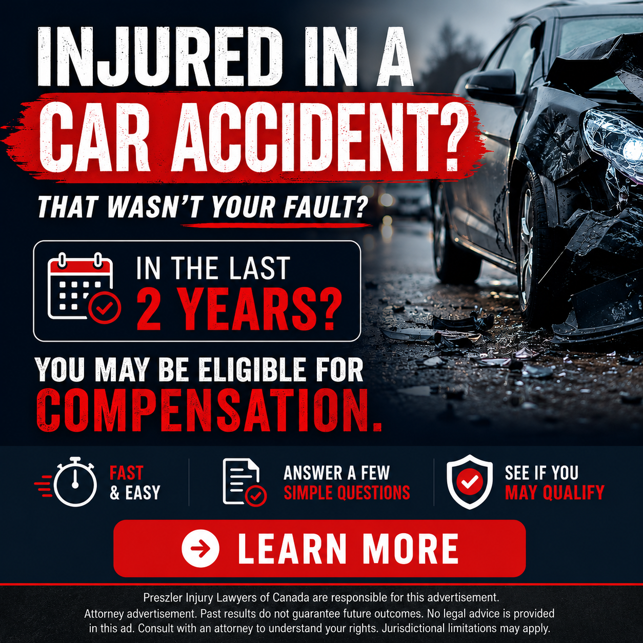 Claimant Legal Help Facebook ad from Jul 6, 2026