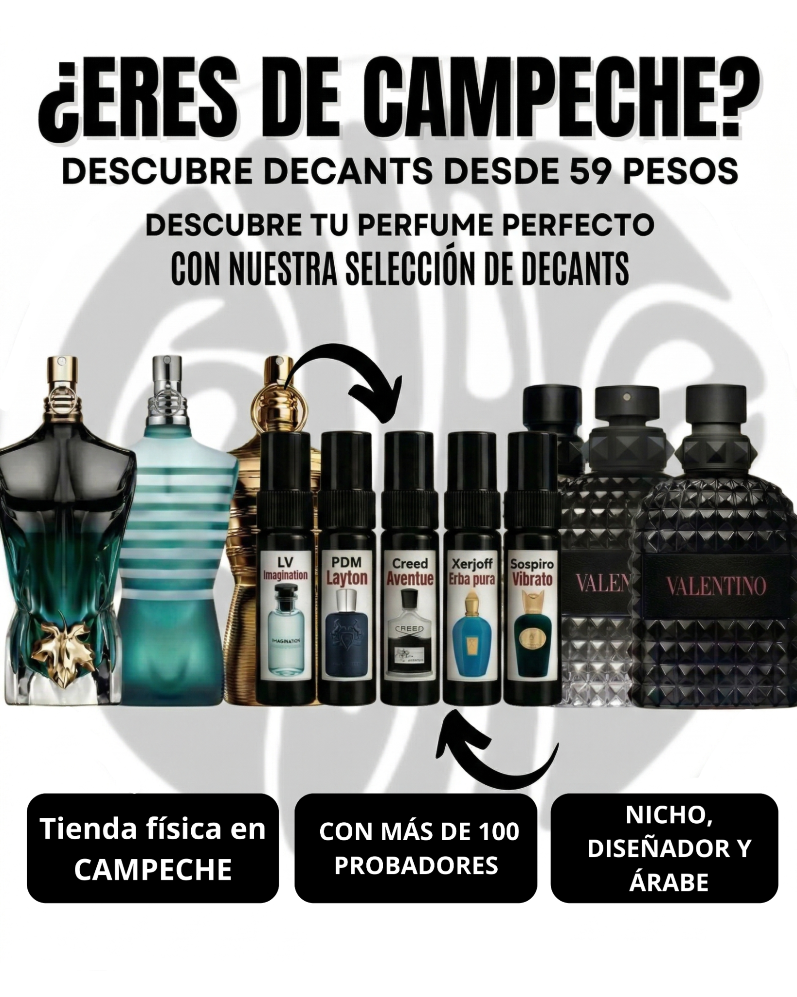Savage Parfums Facebook ad: ¿Eres de Campeche? DECANTS DESDE 59$