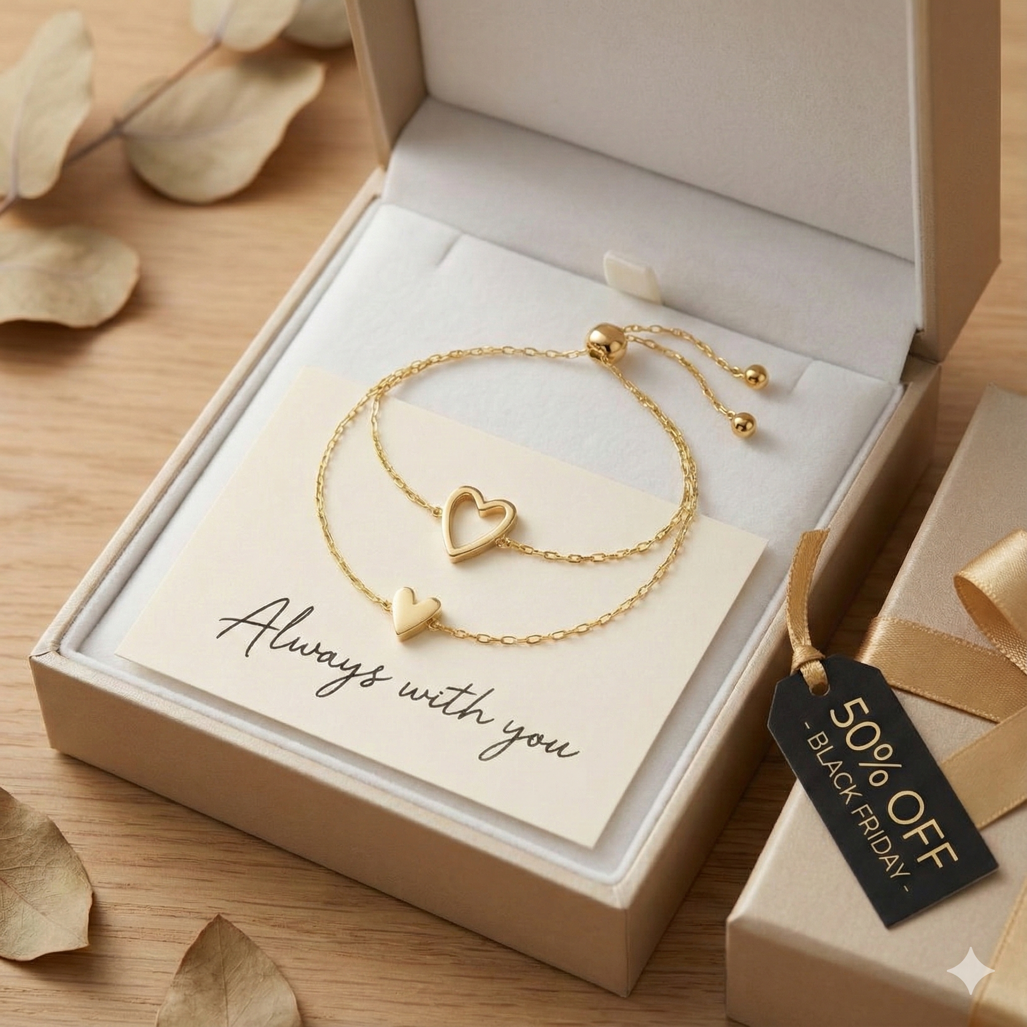Worthy Always Facebook ad: BLACK FRIDAY SALE 50% OFF!