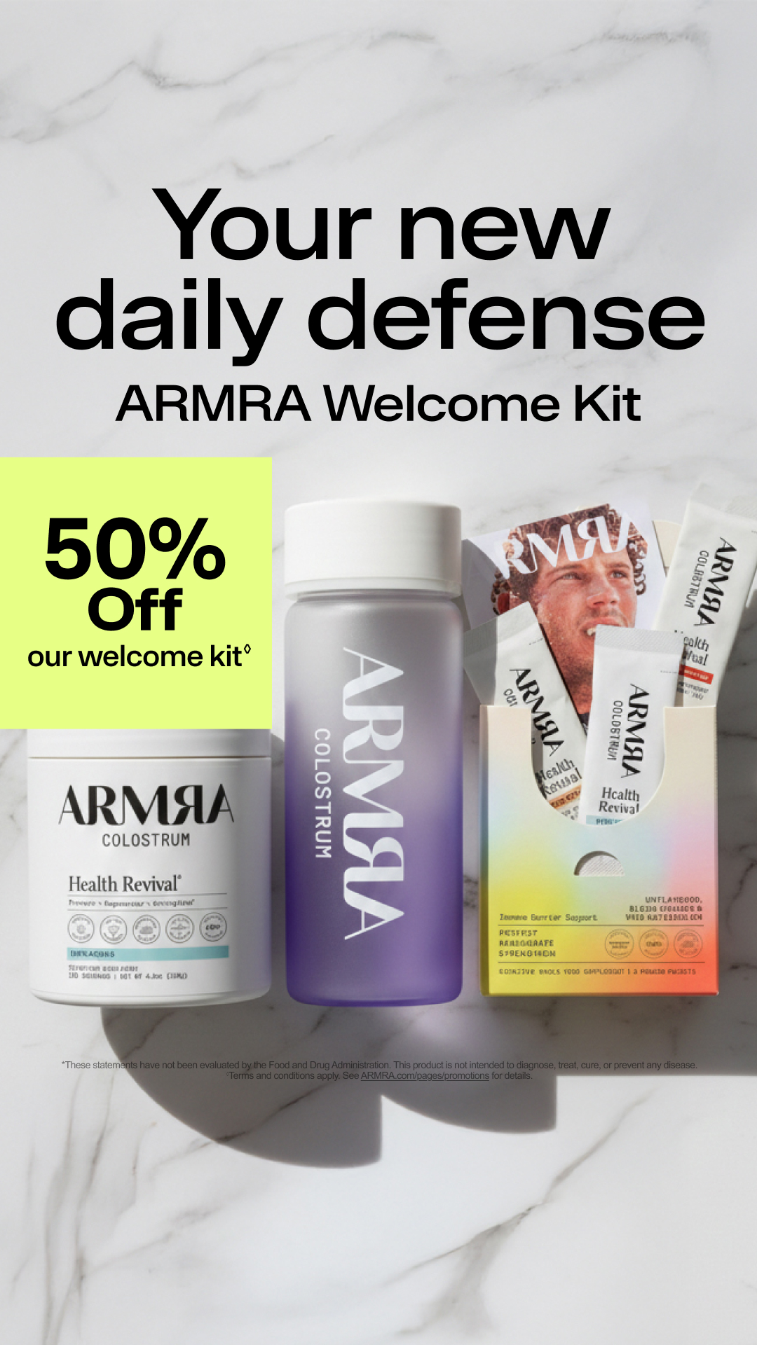 ARMRA Facebook ad