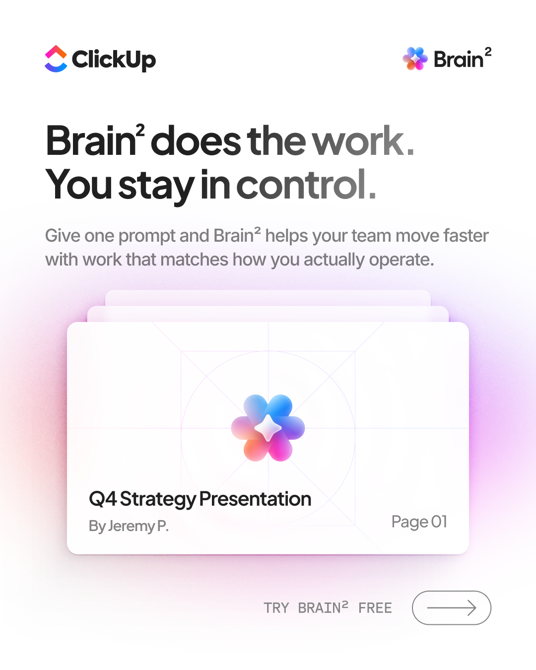 ClickUp Facebook ad
