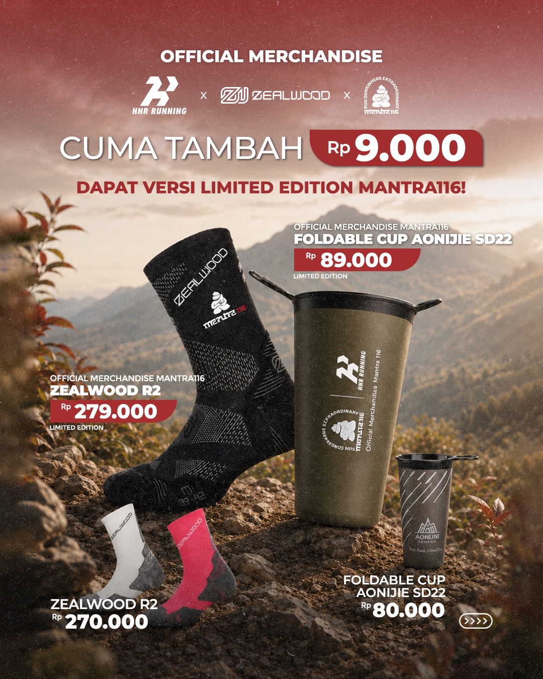 HNR Running Facebook ad: Buat sobat Runner yang kemarin belum sempat kebagian…