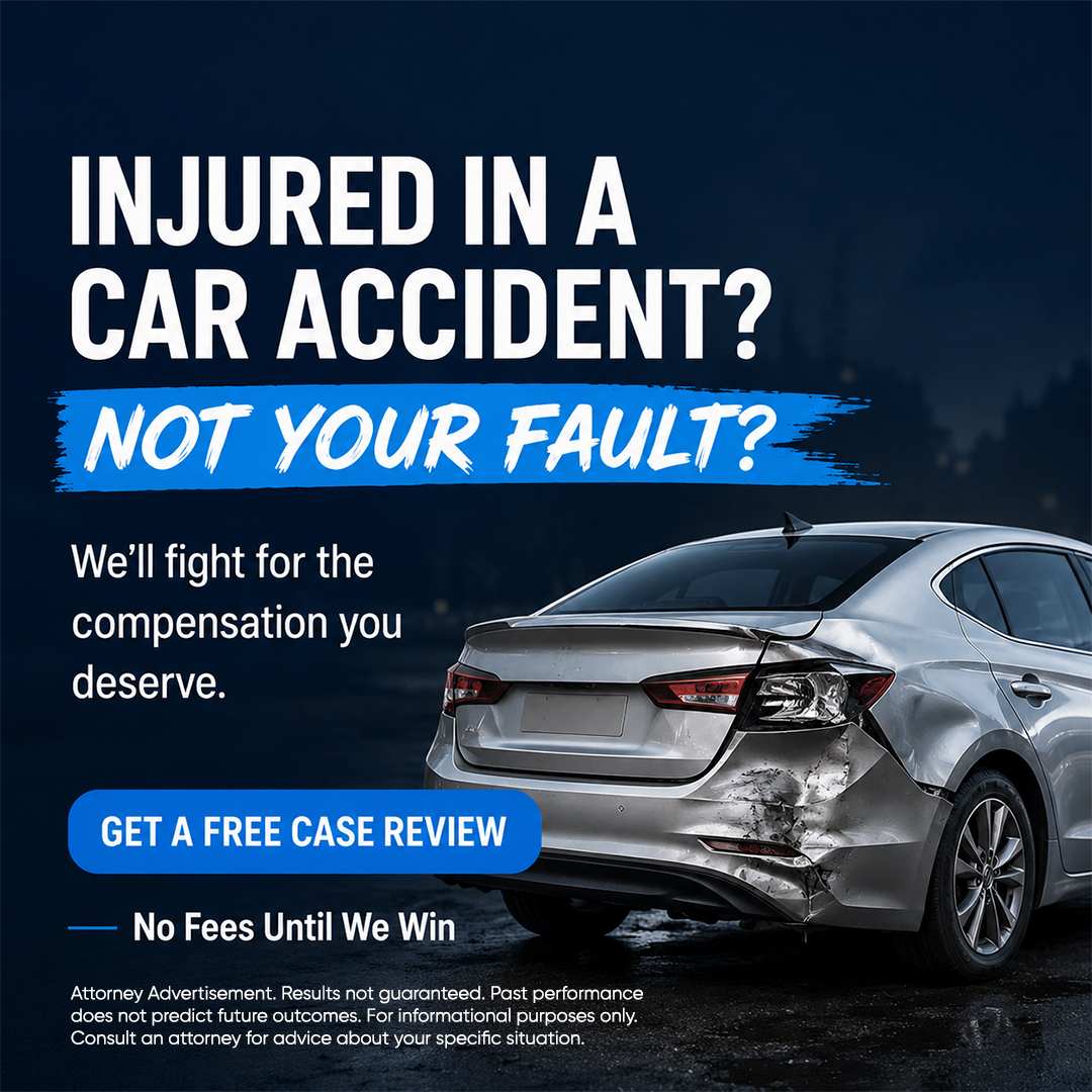 Mott & Moffett Facebook ad: Injured in an Accident?