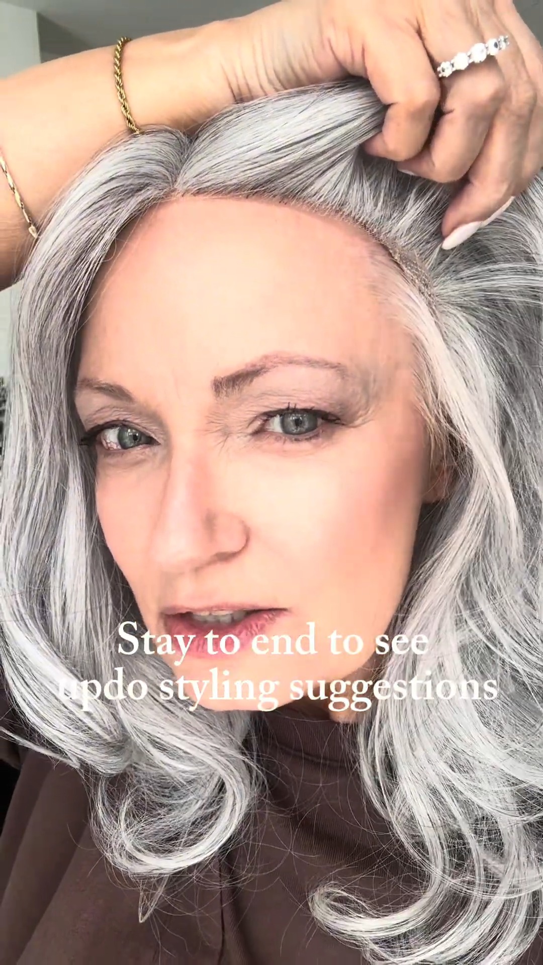 GlamVigor Facebook ad: Glam Grey Style and On a Budget!