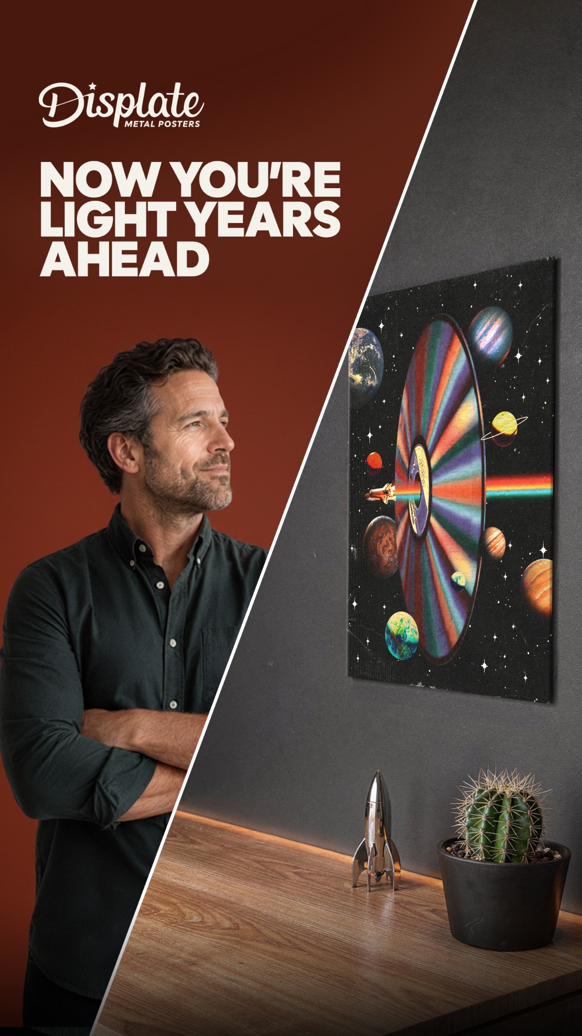 Displate Facebook ad