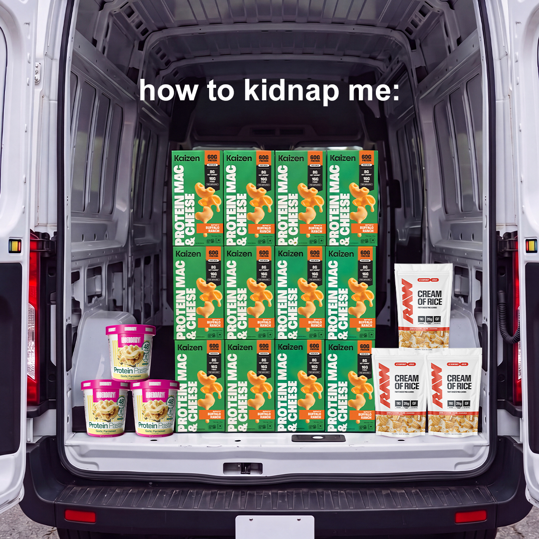 The Vitamin Shoppe Facebook ad: Packed with Protein and Carbs