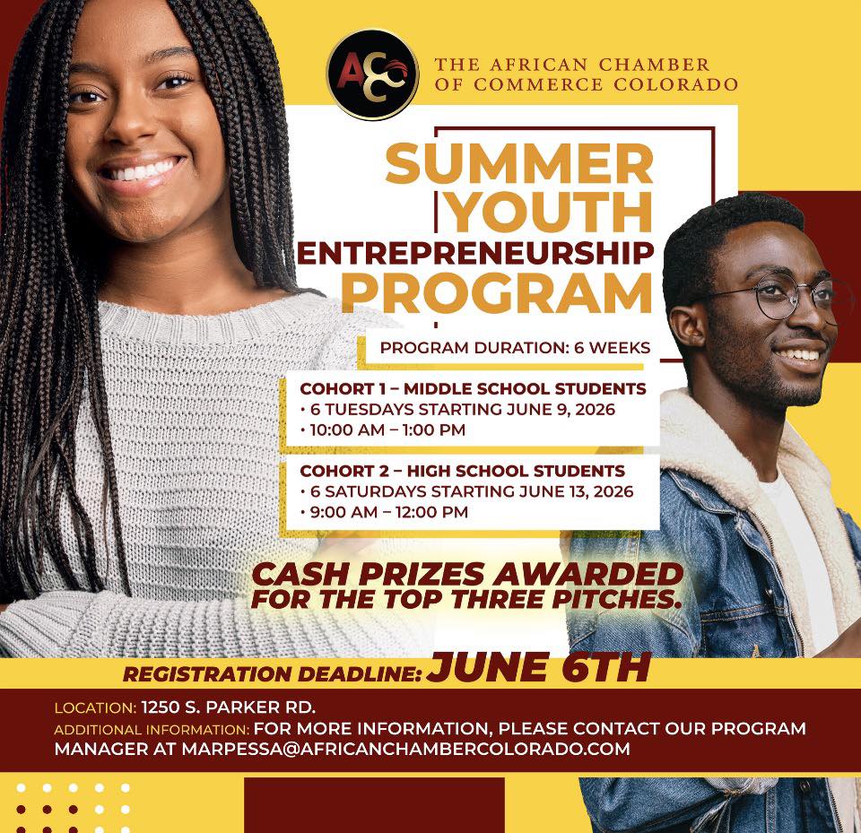 African Chamber of Commerce Colorado USA Facebook ad