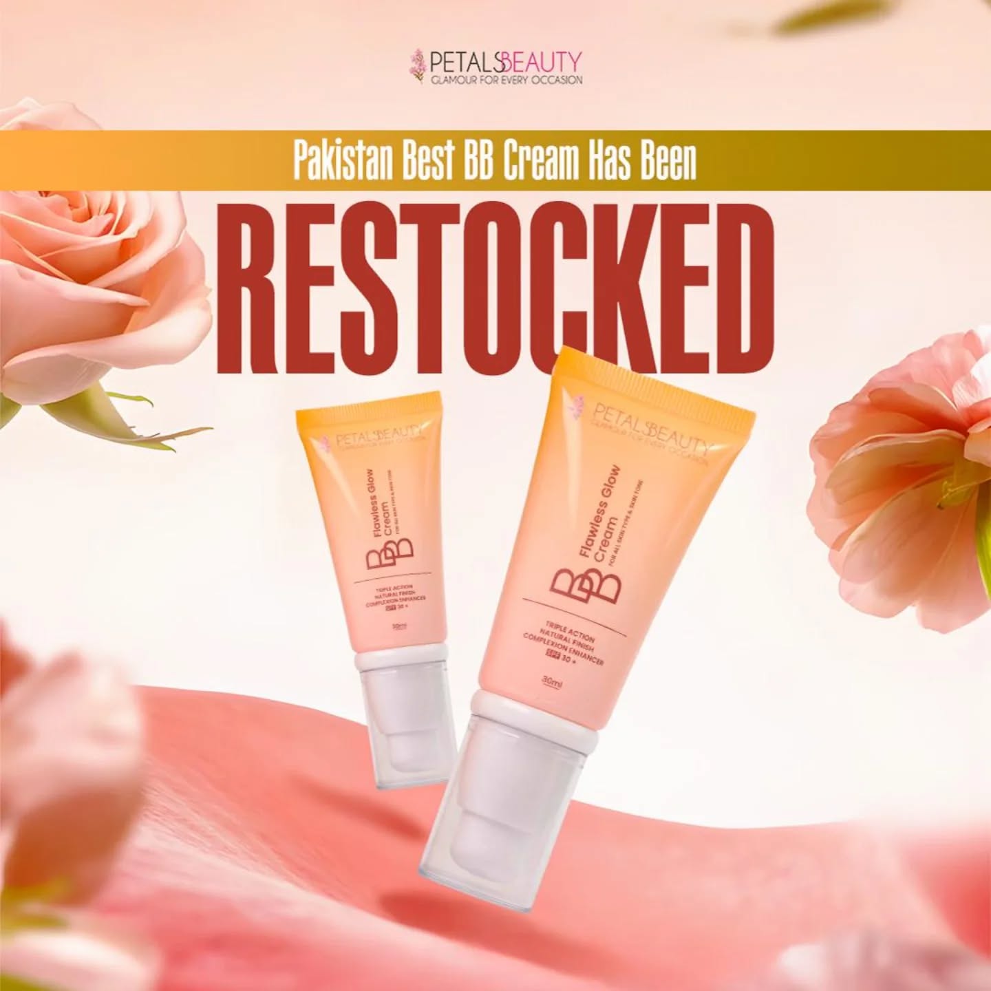 Petals Beauty Facebook ad