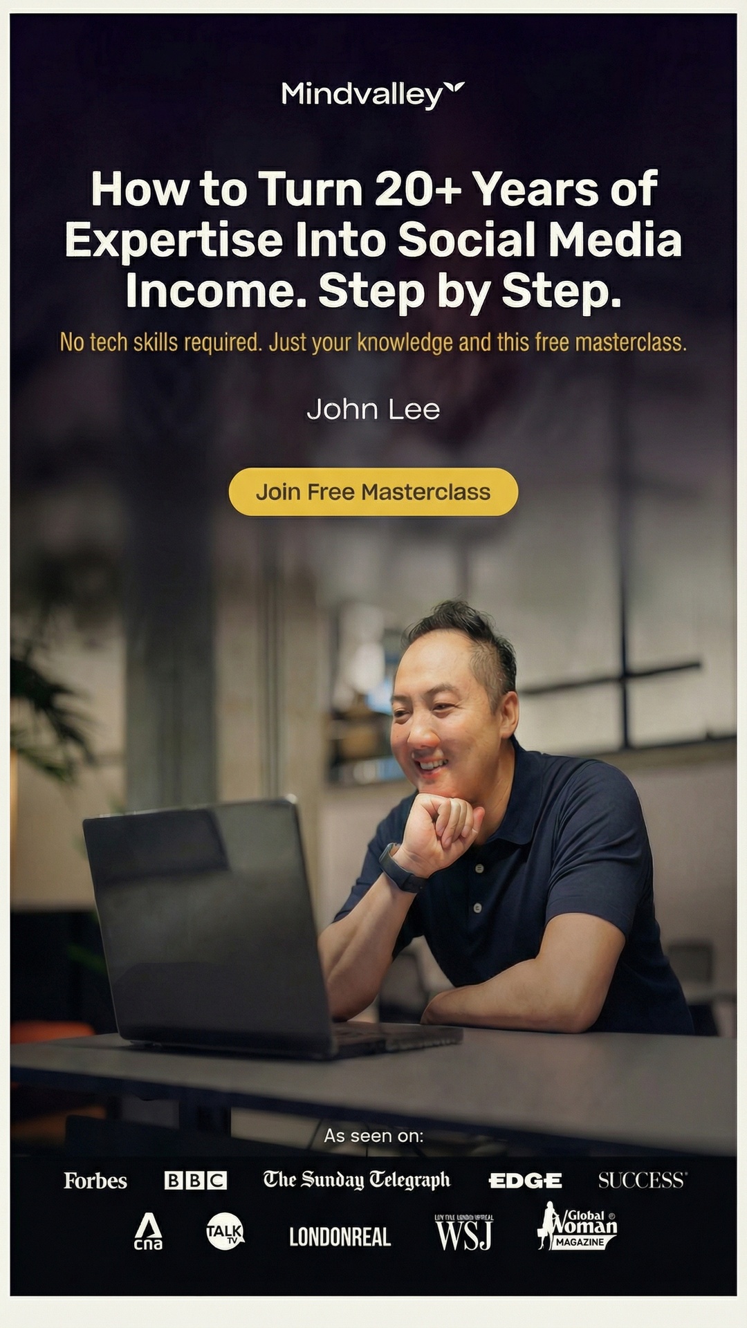 Mindvalley Facebook ad from Apr 13, 2026