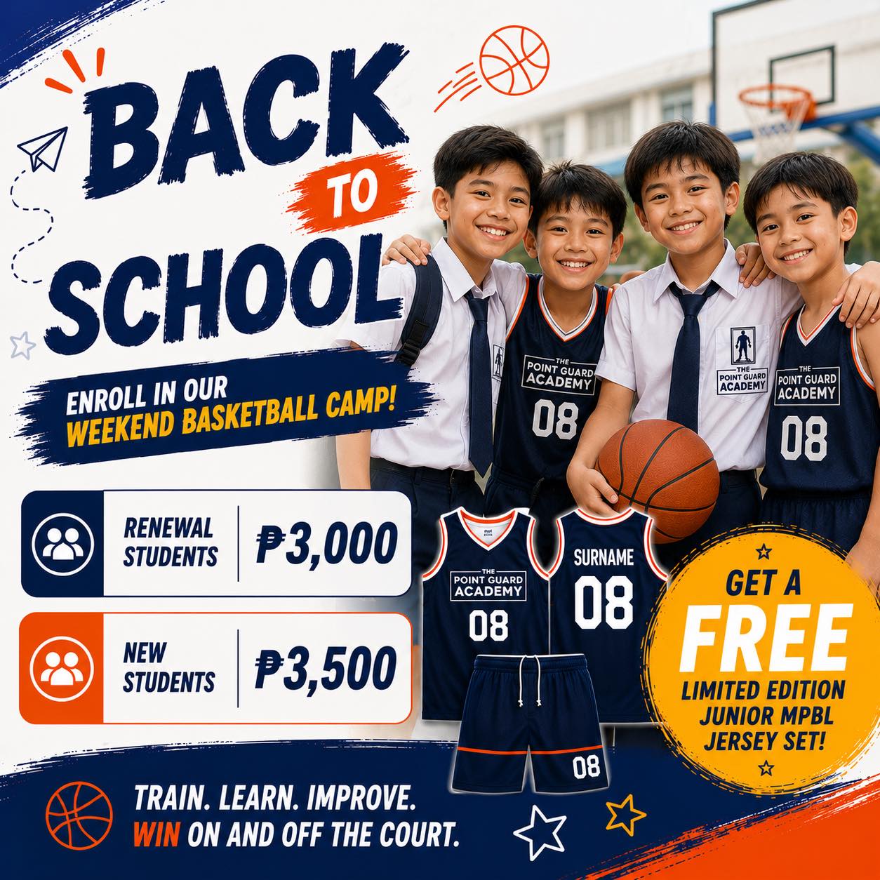 The POINT GUARD Academy Facebook ad