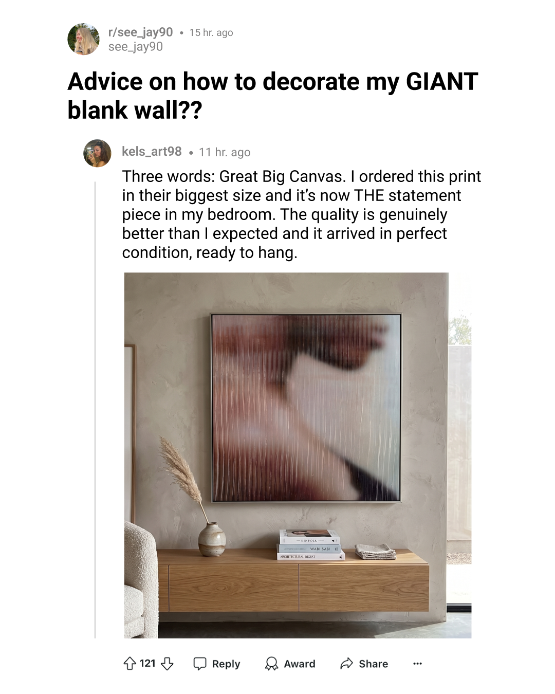 Great Big Canvas Facebook ad