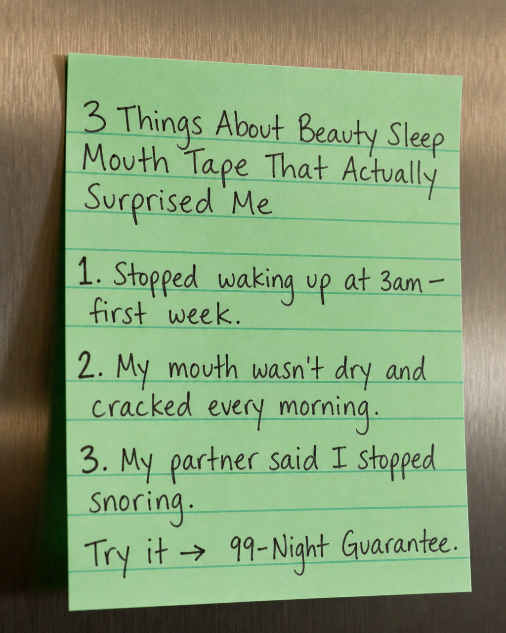 Beauty Sleep Facebook ad