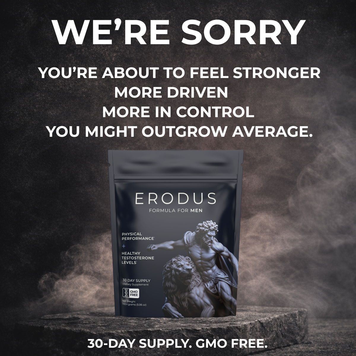 Erodus Formula For Men Facebook ad