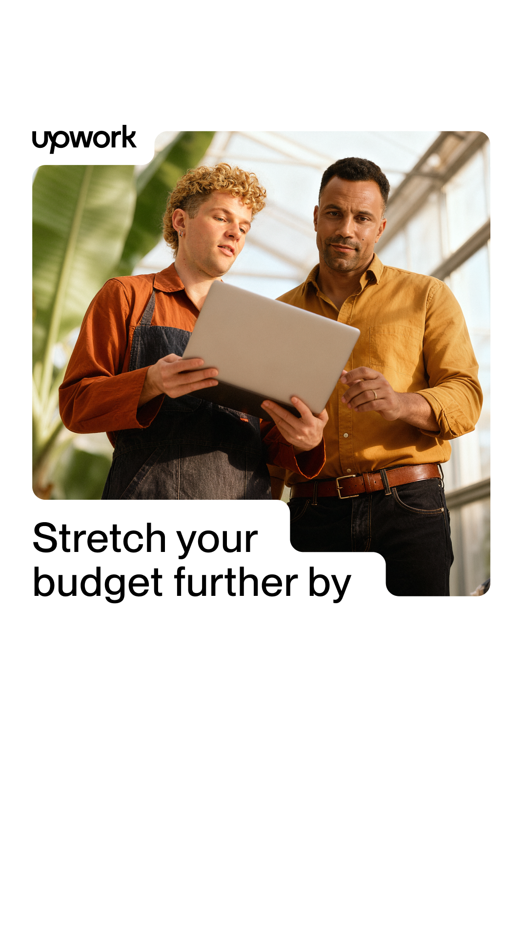 Upwork Facebook ad