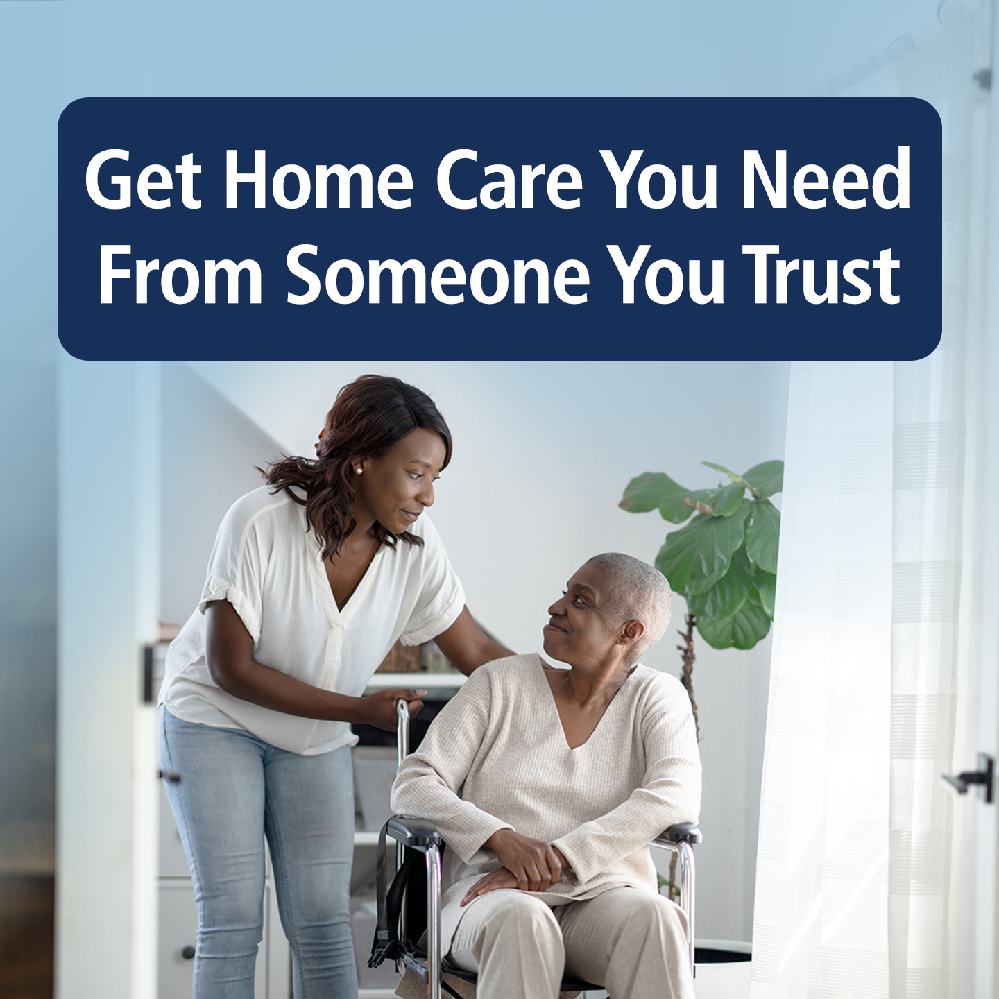 Integrity Home Care + Hospice Facebook ad: Family Care Starts Here