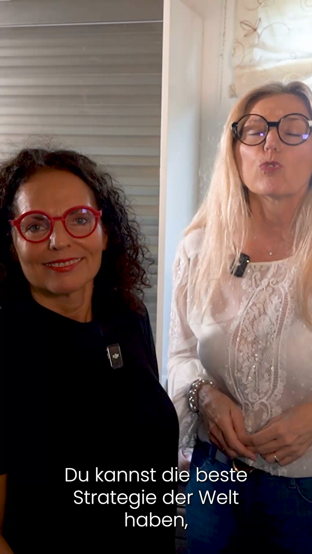 Susanne & Nicole Facebook ad: Du kannst die beste Strategie der Welt haben.