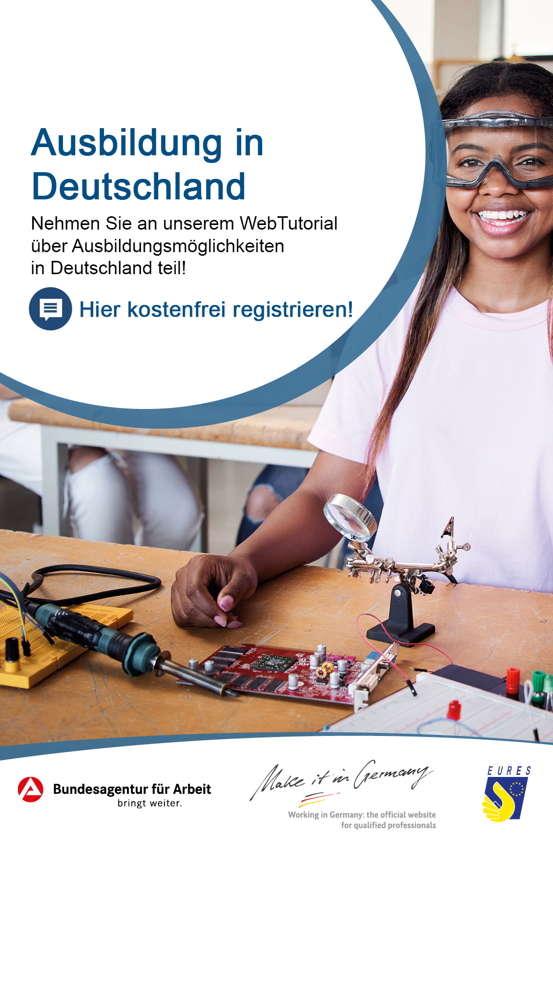 Bundesagentur für Arbeit Facebook ad from Mar 13, 2026