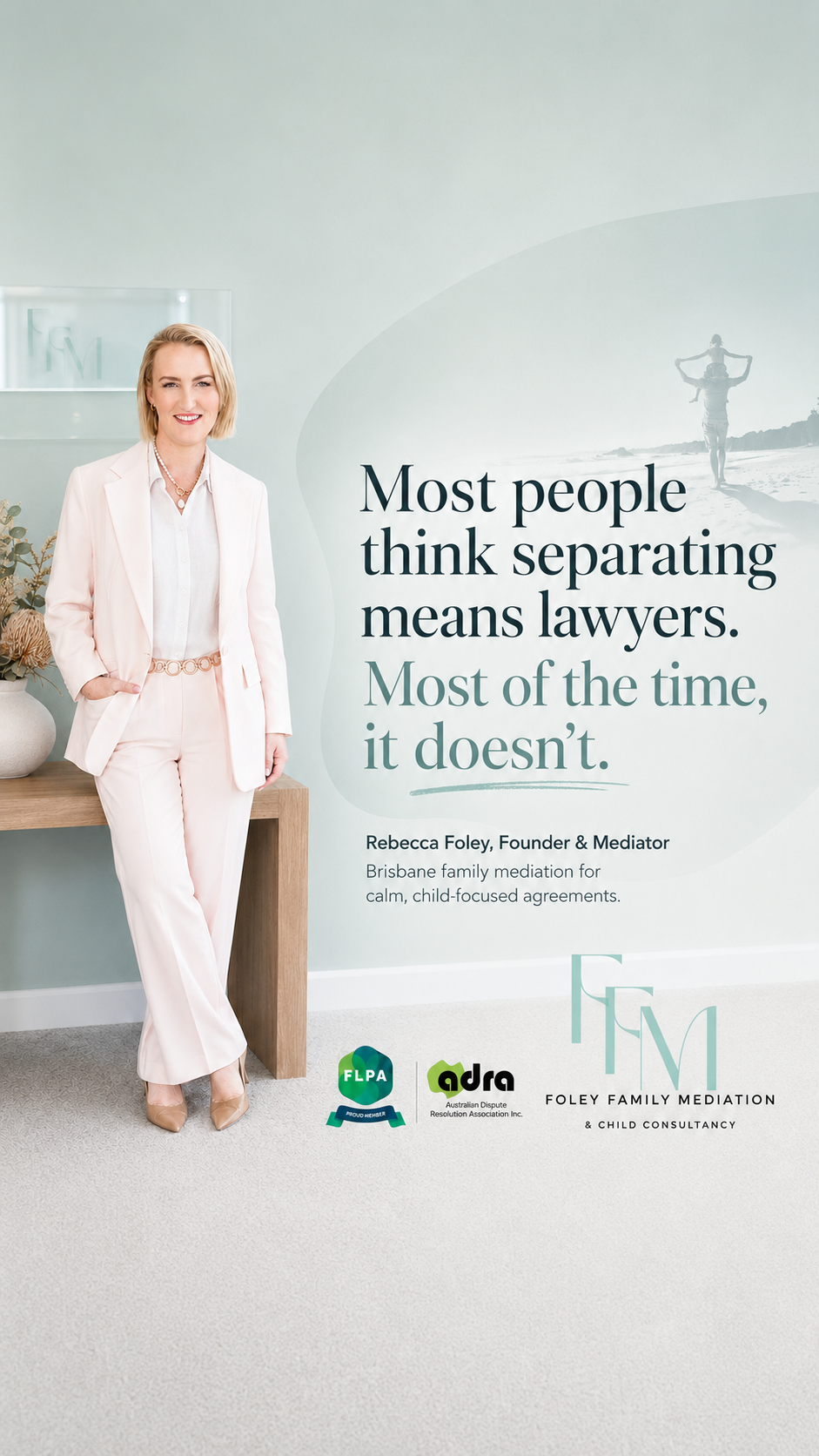Foley Family Mediation Facebook ad from Jul 6, 2026