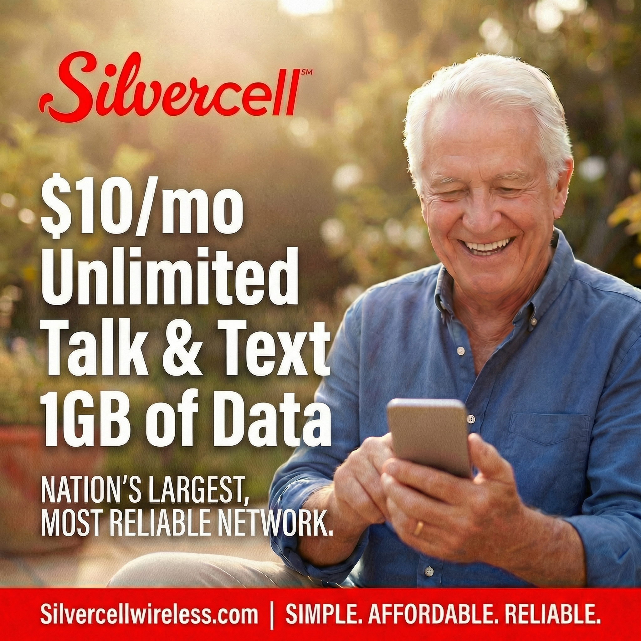 Silvercell Wireless Facebook ad