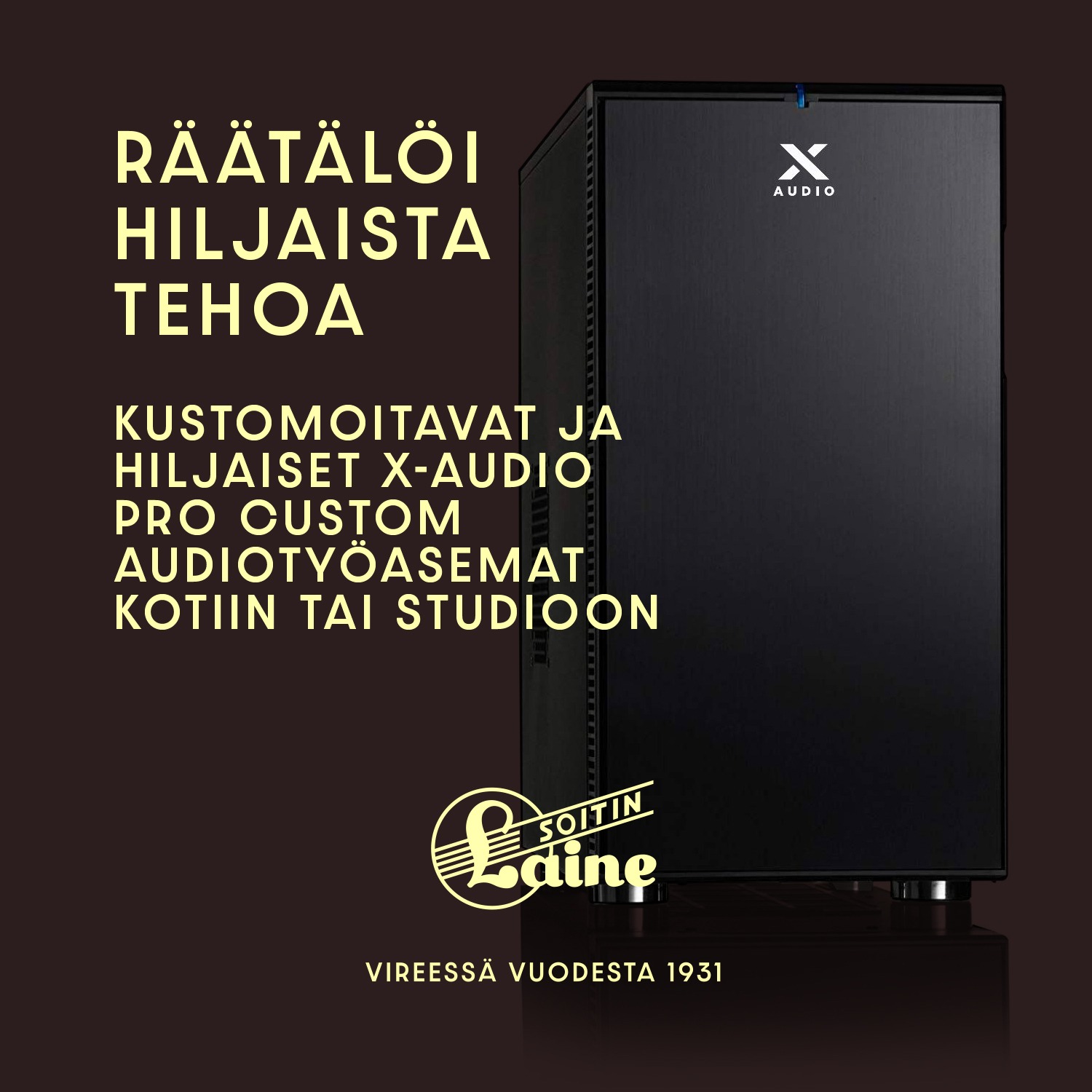 Soitin Laine Facebook ad: Räätälöity ja tehokas äänityöasema