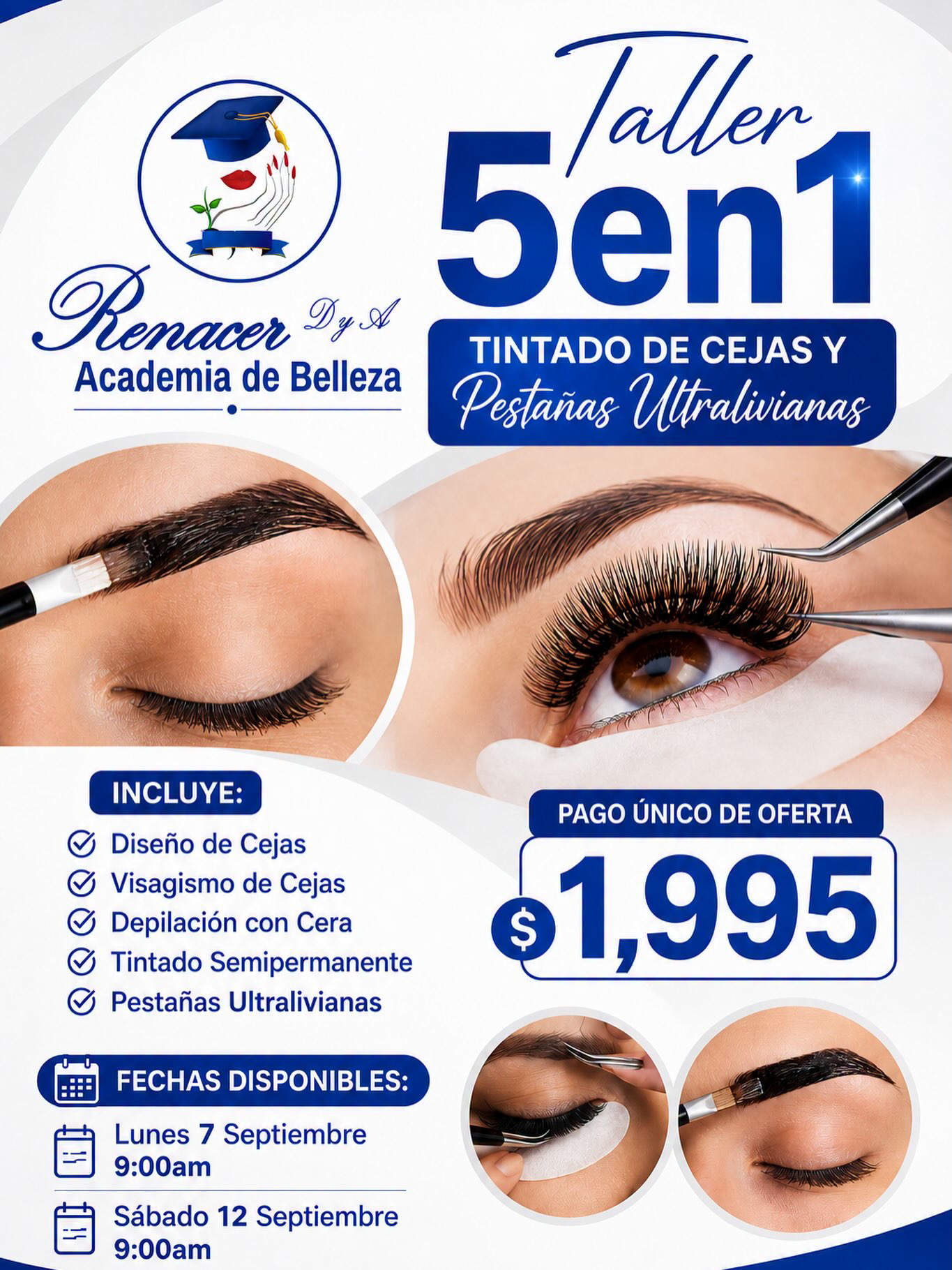Academia De Belleza Renacer DyA Facebook ad: RENACER ACADEMIA DE BELLEZA contáctanos e inscríbete con…