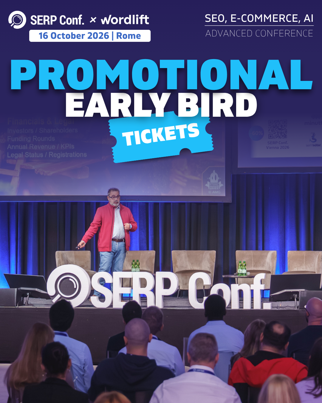 SERP Conf. Rome Facebook ad