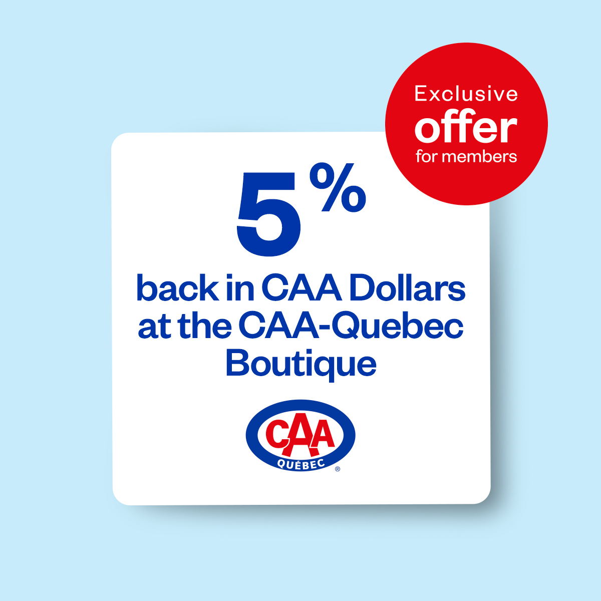 CAA-Québec Facebook ad from Apr 15, 2026