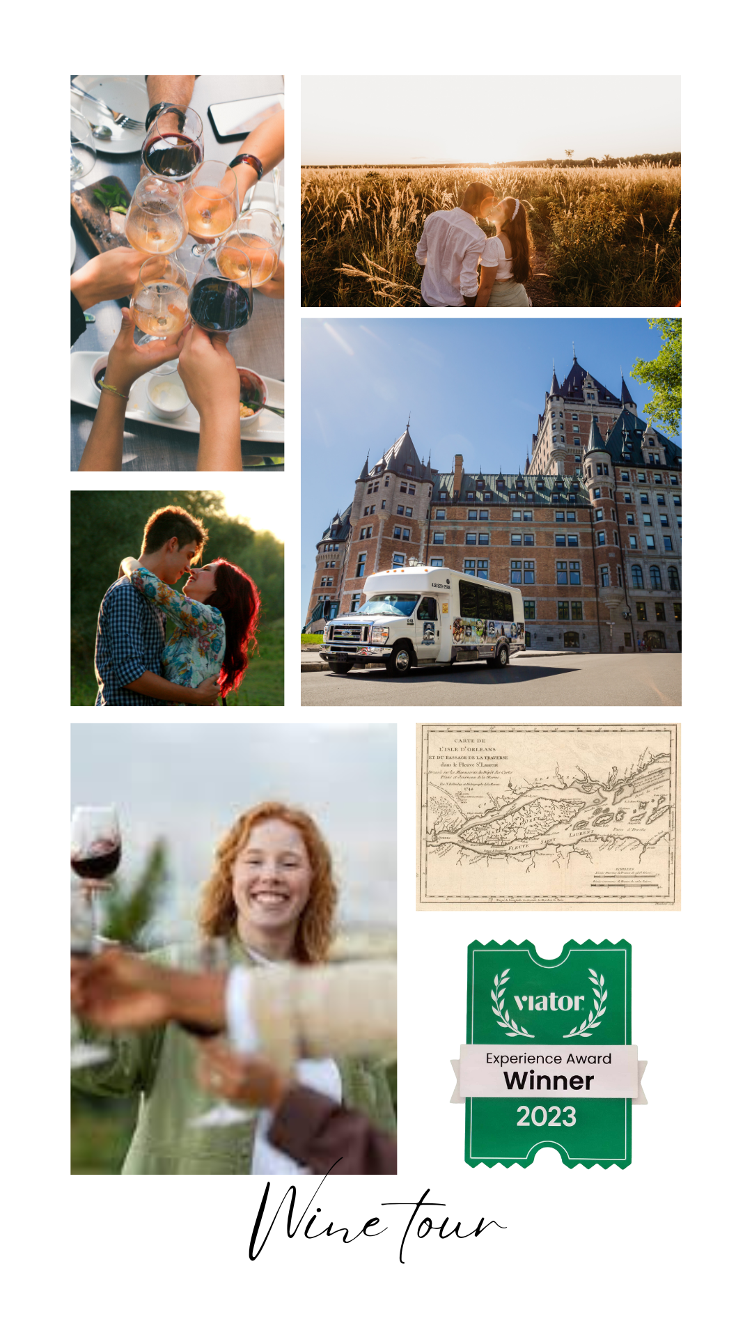 Québec Bus Tour Facebook ad: www.quebecbustour.com