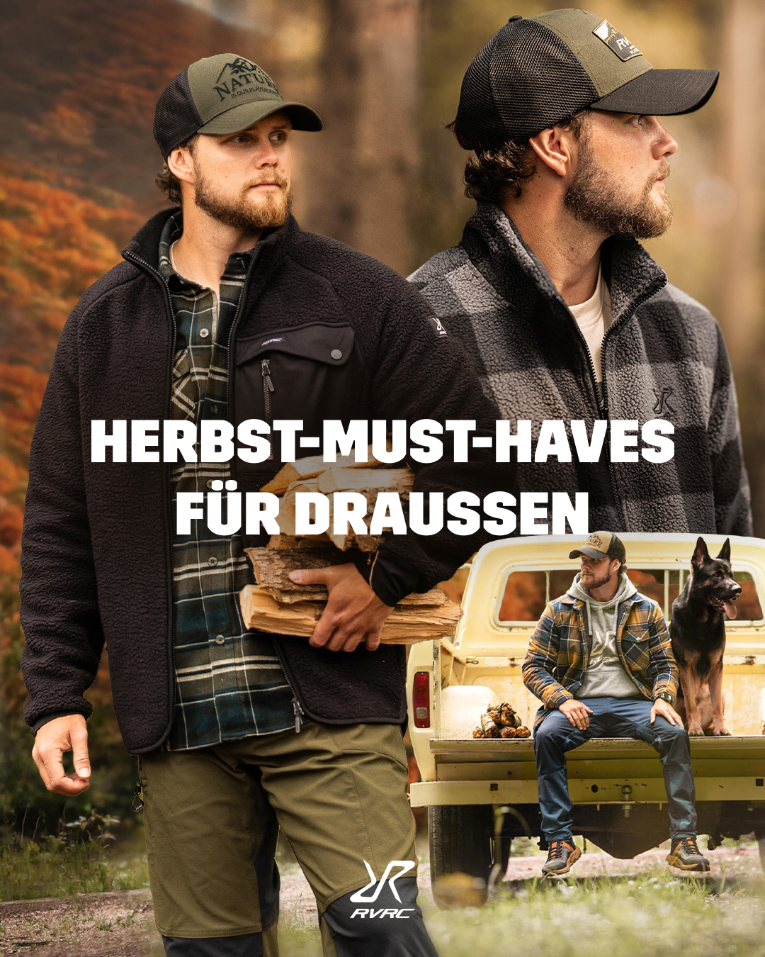 RevolutionRace Facebook ad: Herbst-Must-haves für draußen