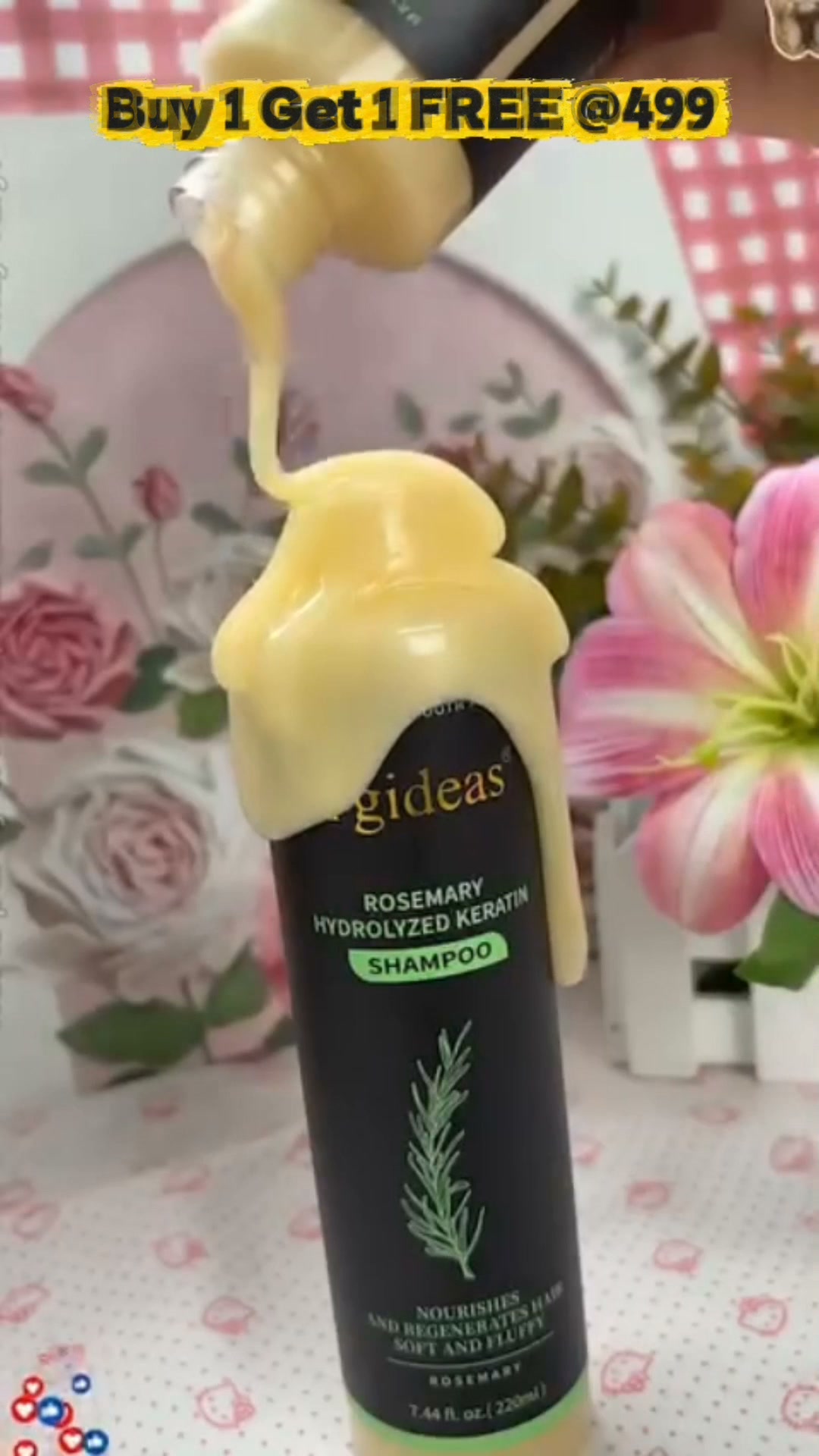 The Puree Official Facebook ad: Rosemary B1G1 ₹499