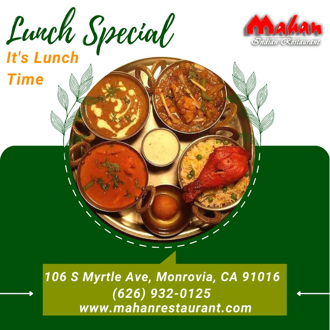 Mahan Indian Restaurant Monrovia, CA Facebook ad: Instantly smell the flavorful Curries, Tandoori Meats…