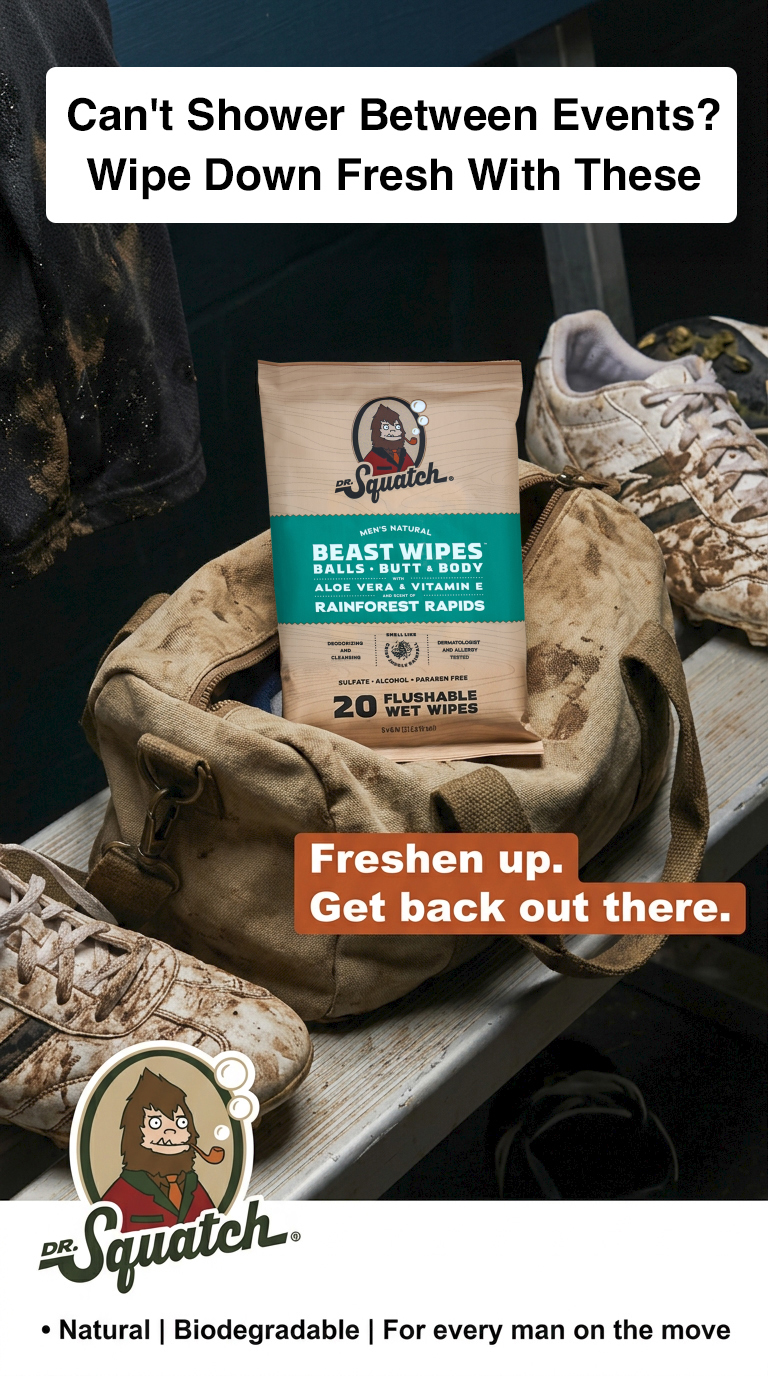 Dr. Squatch Facebook ad