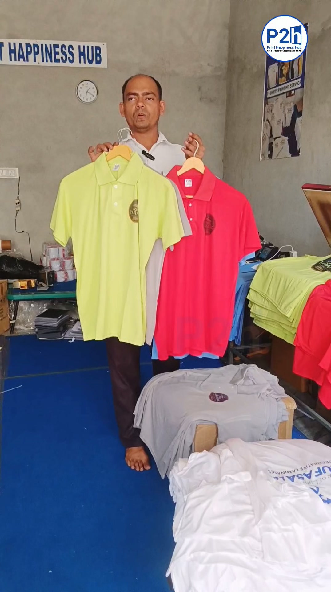 Print Happiness Hub Facebook ad: Custom T-Shirt Printing for Business | Pan India delivery