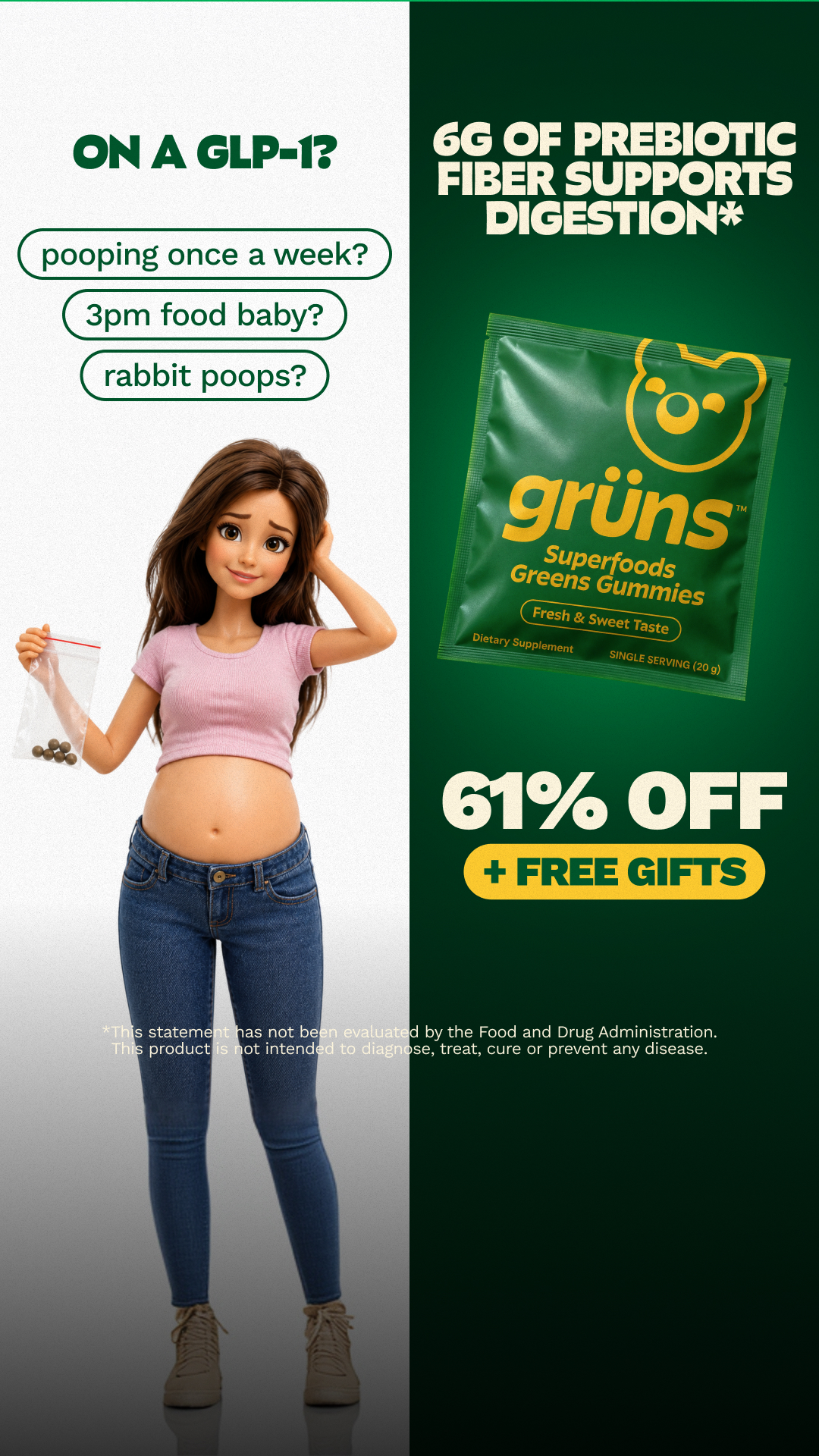 Grüns Facebook ad