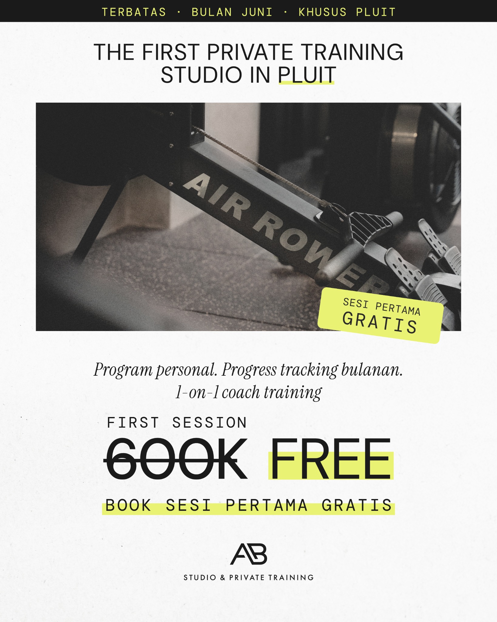 AB Studio Jakarta Facebook ad