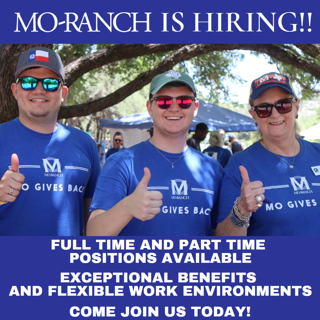 Mo-Ranch Facebook ad: Work at Mo-Ranch!